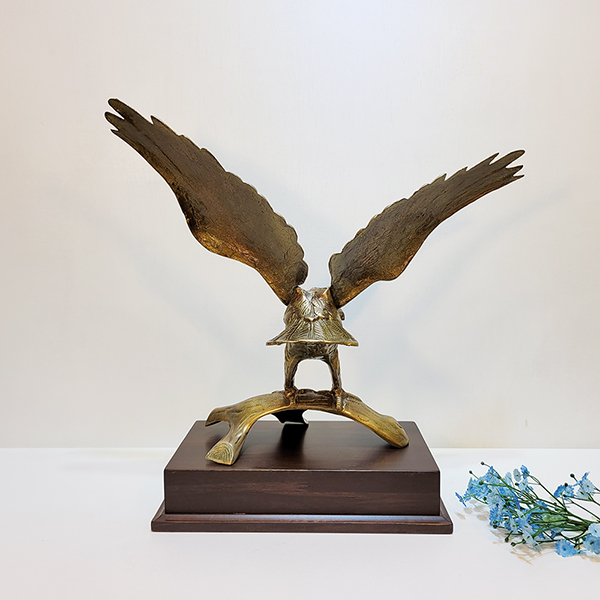 가지독수리(대) 상패/황동 청동 공예품 조각상 조각품 조형물 인테리어소품 이글패 주문제작