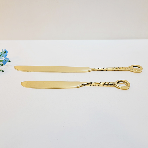 대신칼/청동 황동 공예품 신주 주물 조각품 무속인칼 무속용품 이북굿 황해도굿 무칼 명도칼 신명도