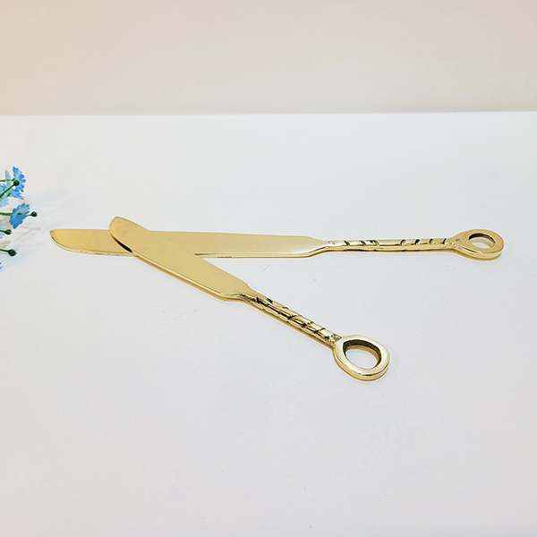 대신칼/청동 황동 공예품 신주 주물 조각품 무속인칼 무속용품 이북굿 황해도굿 무칼 명도칼 신명도