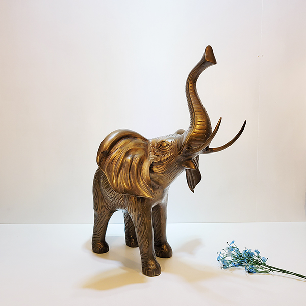 코끼리(특대)/황동 청동 공예품 신주 주물 금속 조각상 조각품 조형물 전원주택 조경 인테리어소품