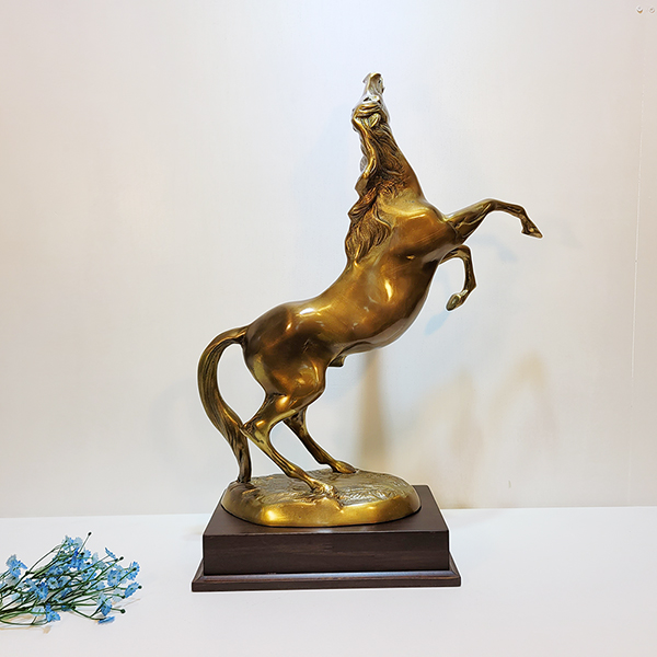 뛰는말(대)상패/청동 황동 말 장식품 조각상 조형물 인테리어소품 동상 감사패 기념패 대회패 우승상 트로피