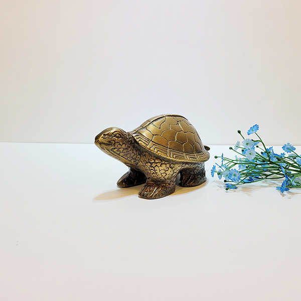 거북이(소)/황동거북 청동거북 공예품 신주 주물 금속 조각상 조형물 브론즈아트공방 인테리어소품 장식품