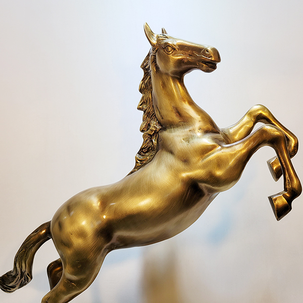 바탕말(특대)조각 상패/황동 황동 공예품 주물 신주 인테리어소품 기념 우승 감사패 조형물 장식품 승진 집들이선물 개업