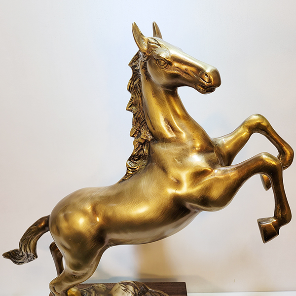 바탕말(특대)조각 상패/황동 황동 공예품 주물 신주 인테리어소품 기념 우승 감사패 조형물 장식품 승진 집들이선물 개업