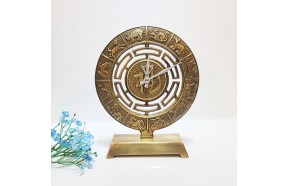 십이지청동 시계 공예품 금속 신주 주물 조각상 조각품 조형물 불교용품 인테리어소품 생활소품 장식품