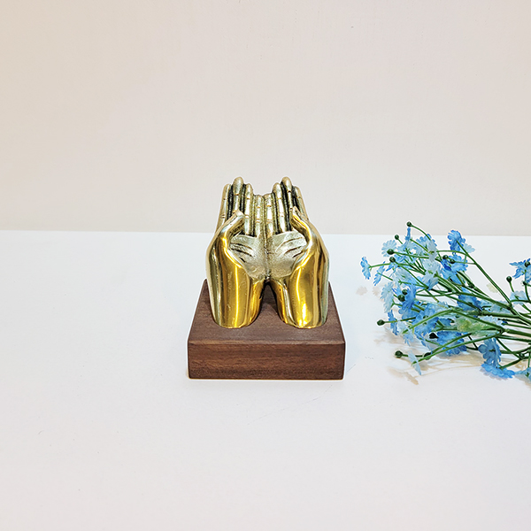 손명함꽂이/황동 청동 공예품 신주 주물 생활소품 인테리어소품 명함꽂이 승진선물 개업선물