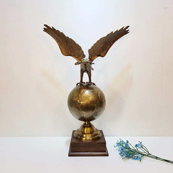 지구독수리(대)상패/청동 황동 공예품 트로피 이글패 독수리 골프패 주문제작 골프