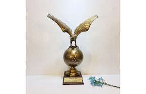 지구독수리(대)상패/청동 황동 공예품 트로피 이글패 독수리 골프패 주문제작 골프