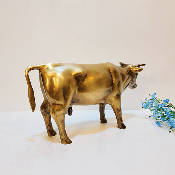 황소 송아지 조각상/황동 청동 공예품 인테리어소품 조각품 장식품 조형물 금속공예 선물용품