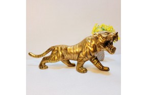 호랑이(대)/황동 청동 공예품 신주 주물 금속 조각상 조각품 조형물 인테리어소품 장식용품