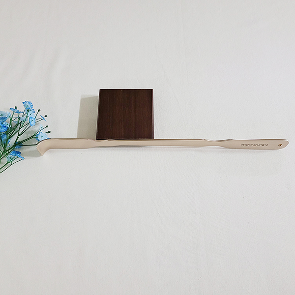 효자손 등괄사 주물 방짜 유기 놋쇠 마사지기 생활소품 유기괄사 괄사마사지