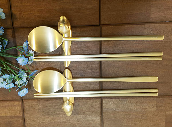 부부 방짜수저셋트 주물 생활소품 놋수저 유기 놋숟가락 부모님선물 브론즈아트공방