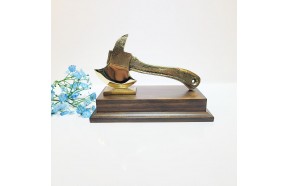 청동 도끼 황동 조각상 조각품 합격기원 재물운 이색선물 사기억제 풍수소품 주물 주문제작 브론즈 아트공방