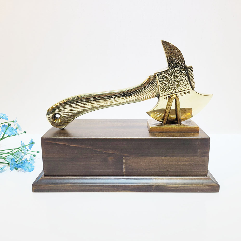 청동 도끼 상패 조각상 조각품 합격기원 축하 황동 기념패 공로패 감사패 주물 주문제작 브론즈 아트공방