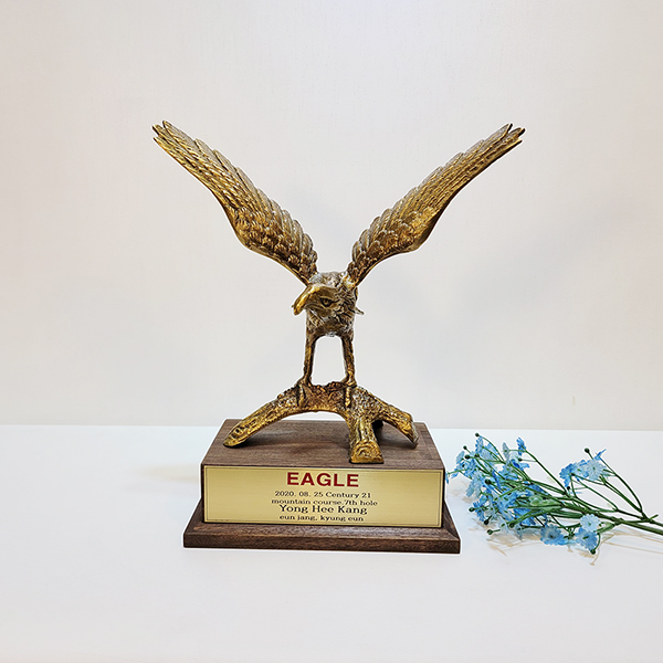 가지독수리(소)상패 청동 황동 공예품 감사패 기념패 공로패 축하패 골프 홀인원 이글패 싱글패 조각품 조각상 장식품 인테리어