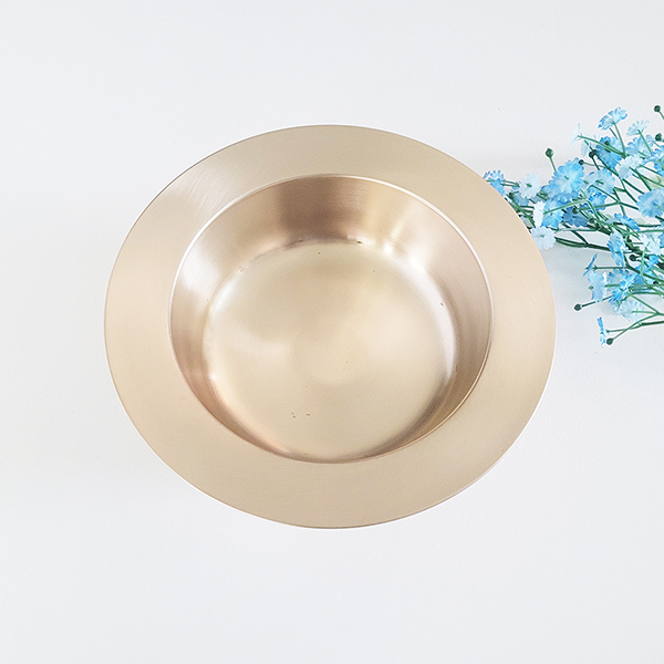 방짜유기 세수대야 놋쇠 주물방식 유기제품 생활소품 혼수용품 신주 금속공예 인테리어소품