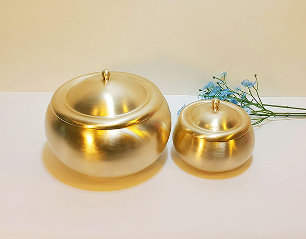 유기 요강 방짜 혼수용품 복요강 저금통 장식요강 놋쇠 미니요강 돈보관함 주물