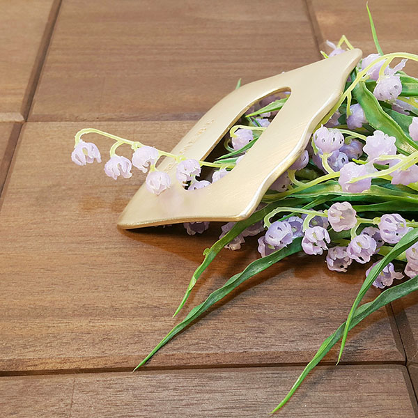 한손 마사지기 사각 유기 방짜 괄사마사지기 손 괄사 놋쇠 주물 혈액순환 건강용품