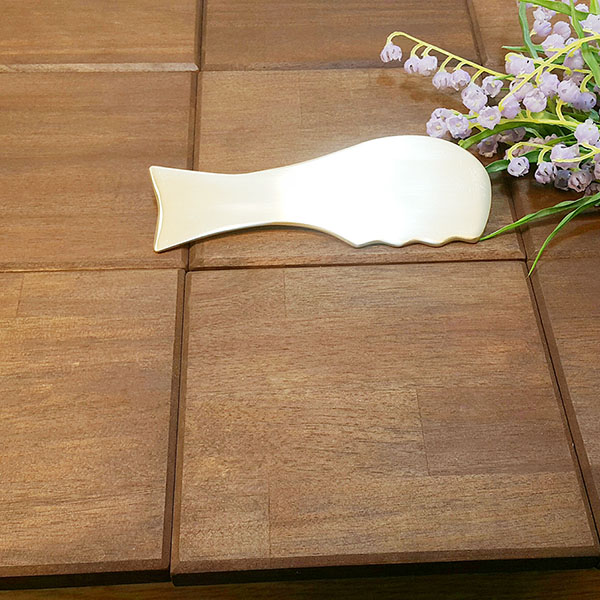 얼굴 마사지기 유기 방짜 괄사마사지기 놋쇠 물고기 괄사 주물 건강용품 혈액순환