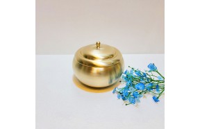 유기 요강(중) 방짜 예단 혼수용품 복요강 저금통 장식 놋쇠 미니요강 돈보관함 주물