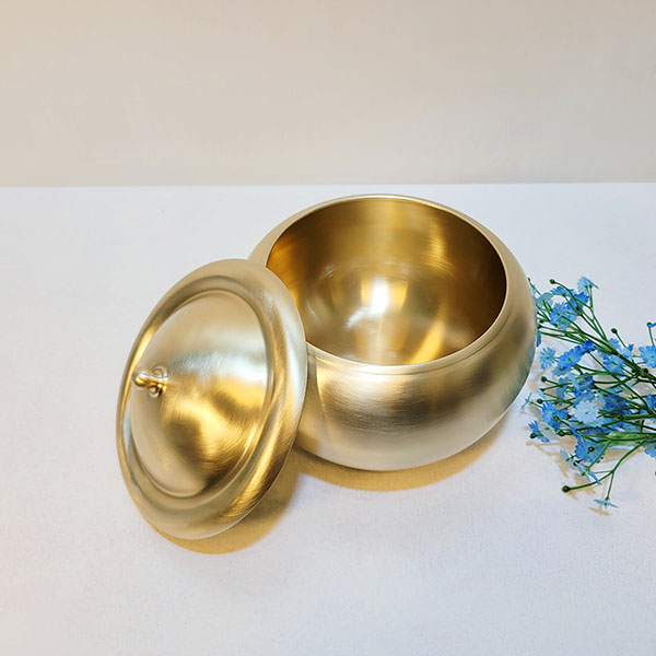 유기 요강(대) 방짜 예단 혼수용품 복요강 보석함 저금통 장식 놋쇠 미니요강 돈보관함 청동 황동 주물