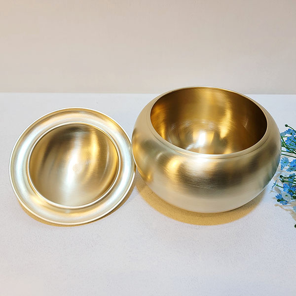 유기 요강(대) 방짜 예단 혼수용품 복요강 보석함 저금통 장식 놋쇠 미니요강 돈보관함 청동 황동 주물