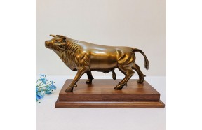 싸움소 4호 황소 장식품 청동 황동 조각품 조각상 조형물 신주 주물 금속 집들이선물