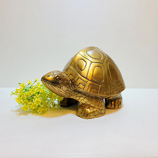 거북이3호 공예품 청동 황동 조각상 조형물 주물 신주 금속 장식품 집들이선물 풍수인테리어 브론즈 아트 공방