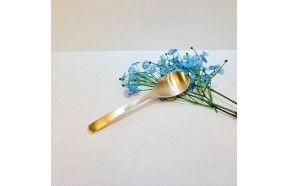 방짜 유기 디저트 스푼 빙수스푼 디저트 놋수저 죽숟가락 브론즈아트공방