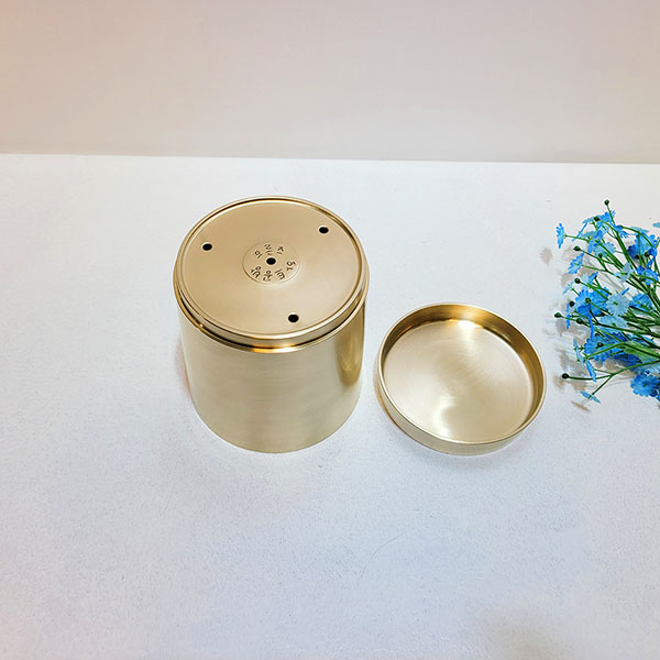 유기 방짜 수저통 숟가락통 조리도구통 정리함 꽂이 보관함 조리기구통 놋 물빠짐유기수저통 주방용품