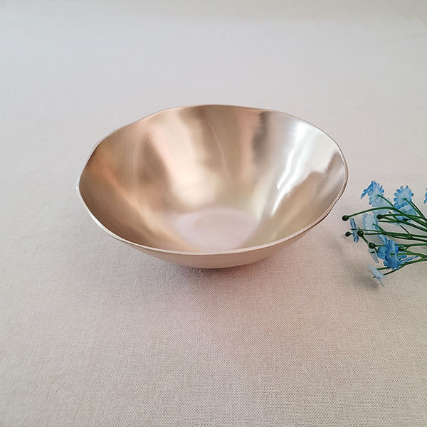 유기그릇 방짜 빙수볼1P대 화채볼 팥빙수 냉모밀국수 디저트볼 놋그릇 174*65