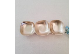 유기그릇 방짜 나눔접시 삼절판 나눔찬기 놋그릇 놋접시 나눔3구 주물 타원형