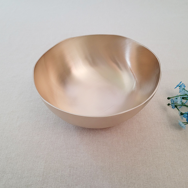 방짜 유기 냉면기1호 면그릇 떡국그릇 궁중면기 비빔밥 육개장 디자인 놋그릇 주물