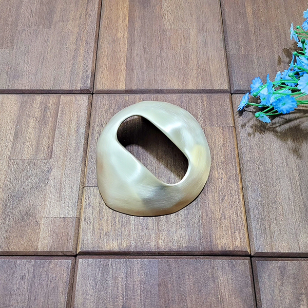 유기 방짜 한손형 괄사 마사지기 혈액순환 놋쇠 주물 건강용품 브론즈 아트 공방