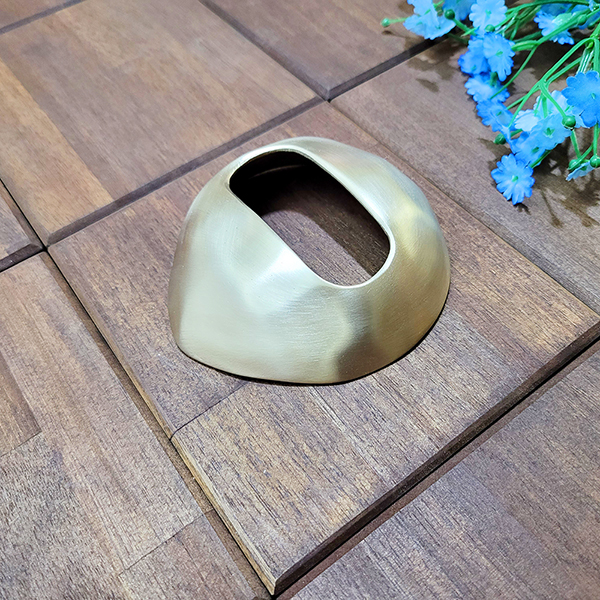 유기 방짜 한손형 괄사 마사지기 혈액순환 놋쇠 주물 건강용품 브론즈 아트 공방