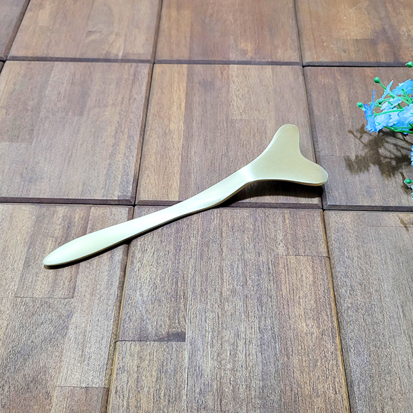 방짜 유기 하트 괄사 마사지기 얼굴 림프순환 지압 놋쇠 혈액순환 주물 브론즈 아트 공방