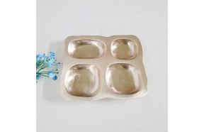 유기 방짜 어린이 식판 놋그릇 아기 유아 돌선물 돌식기 일인식판 다이어트식판 부모님선물 지인선물 주물 청동 브론즈