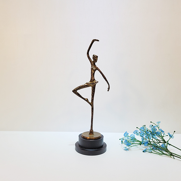 발레 2호 조각상 청동 황동 장식품 공예품 조각품 주물 금속 신주 발레하는사람 선물 브론즈 인테리어소품