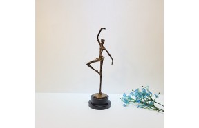 발레 2호 조각상 청동 황동 장식품 공예품 조각품 주물 금속 신주 발레하는사람 선물 브론즈 인테리어소품