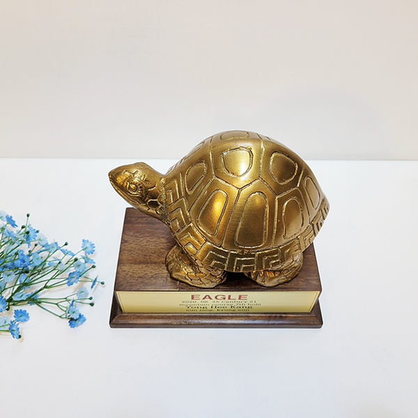거북이 1호 상패 청동 황동 공예품 기념패 감사패 공로패 골프상패 풍수 인테리어소품