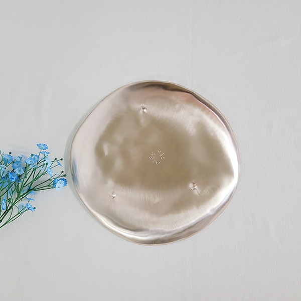 방짜유기 원접시 대형 유기그릇 놋그릇 디자인접시 카페 브런치 샐러드 과일접시 주물 주문제작 놋접시 브론즈아트공방