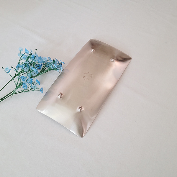 방짜 유기 직사각형1호 접시 대형 유기그릇 놋접시 생선접시 모듬접시 주물 주문제작 디자인 유기제품 브론즈아트공방