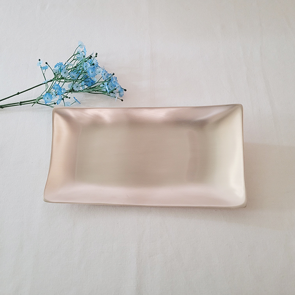 방짜 유기 직사각형1호 접시 대형 유기그릇 놋접시 생선접시 모듬접시 주물 주문제작 디자인 유기제품 브론즈아트공방