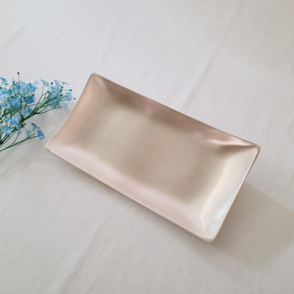 방짜 유기 직사각형1호 접시 대형 유기그릇 놋접시 생선접시 모듬접시 주물 주문제작 디자인 유기제품 브론즈아트공방