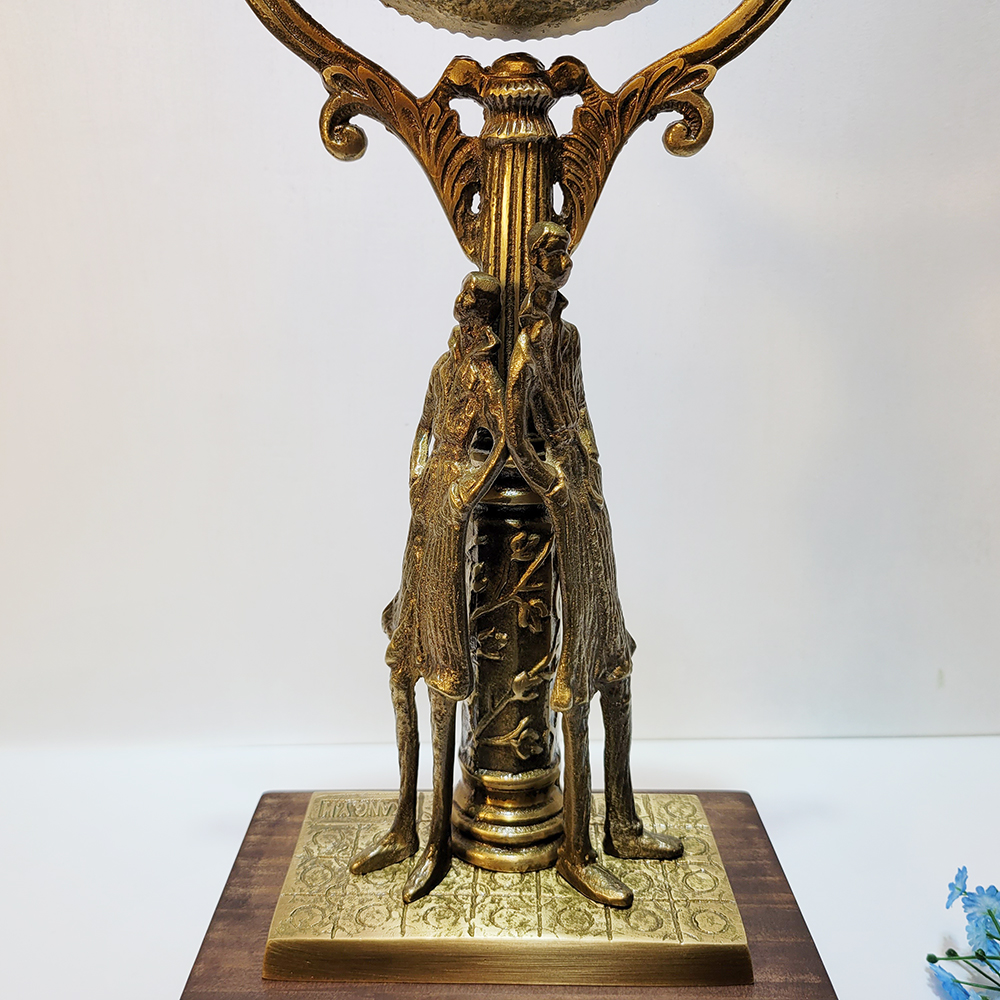 연인 탁상시계 상패 황동 청동 공예품 공로패 감사패 기념패 우승패 골프 시계 주물 신주 금속 개업선물 브론즈 인테리어소품