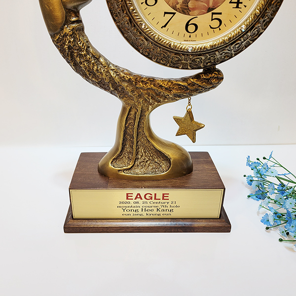 해 달 별 시계 상패 황동 청동 공예품 공로패 감사패 기념패 우승패 골프 시계 주물 신주 금속 브론즈 엔틱시계 인테리어소품