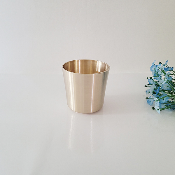 방짜 유기 물컵 성인 어린이 부모님 온가족 건강 컵 주물 놋 유기컵 유기제품