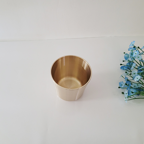 방짜 유기 물컵 성인 어린이 부모님 온가족 건강 컵 주물 놋 유기컵 유기제품