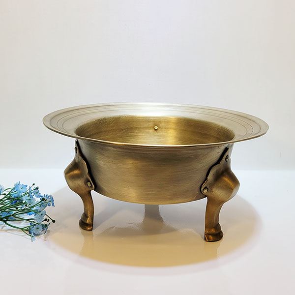 동화로 청동 황동 삼발 수저셋트 전통화로 무쇠 캠핑 글림핑 가정용 놋쇠 추억의아이템