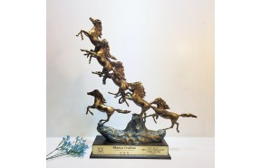 9마도 말 상패 청동 황동 공예품 감사패 기념패 공로패 축하패 골프 홀인원 이글패 싱글패